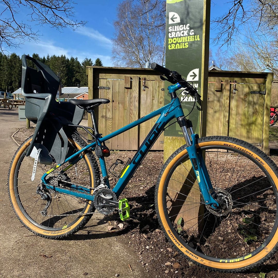 DIY bike child seat maintenance