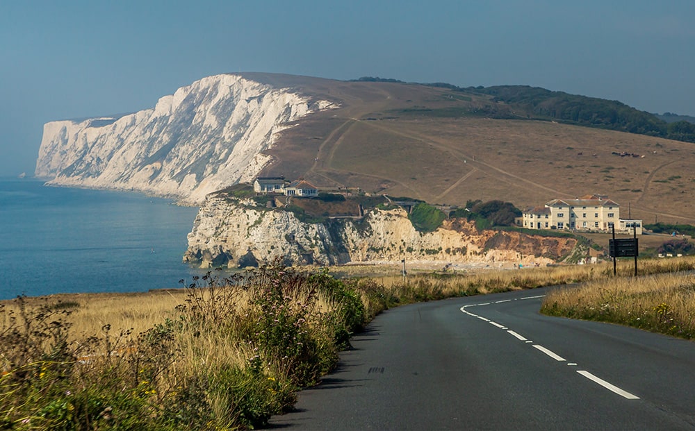 Tennyson Down on the Isle of Wight, which marks the finish for stage eight of the Tour of Britain