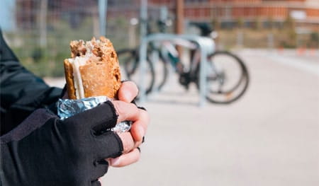 Healthy food for cyclists